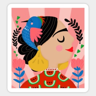 WATERMELON FRIDA Sticker